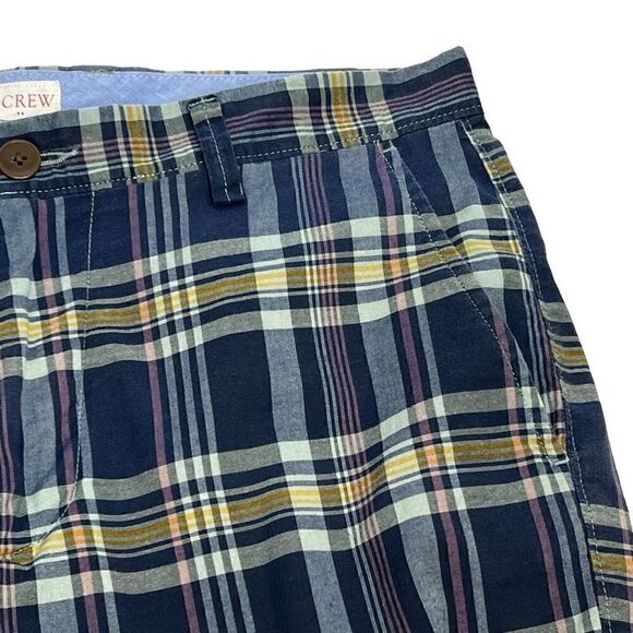 J. Crew Factory blue plaid shorts size 32 - Picture 8 of 15
